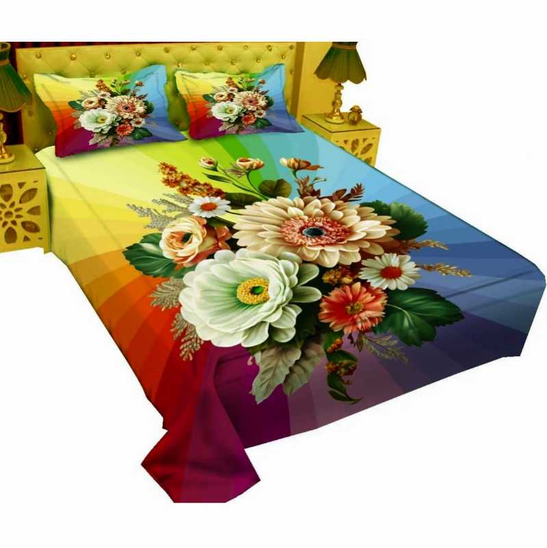 Exclusive 100% Cotton Bed Sheet 7.5 feet by 8 feet