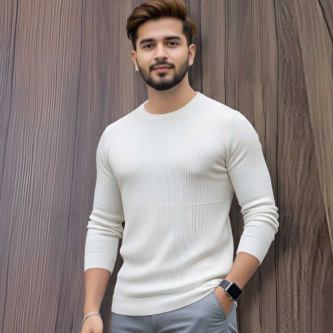 Men's,Premium,2/2,Rib,Full,Sleeve,T-shirt