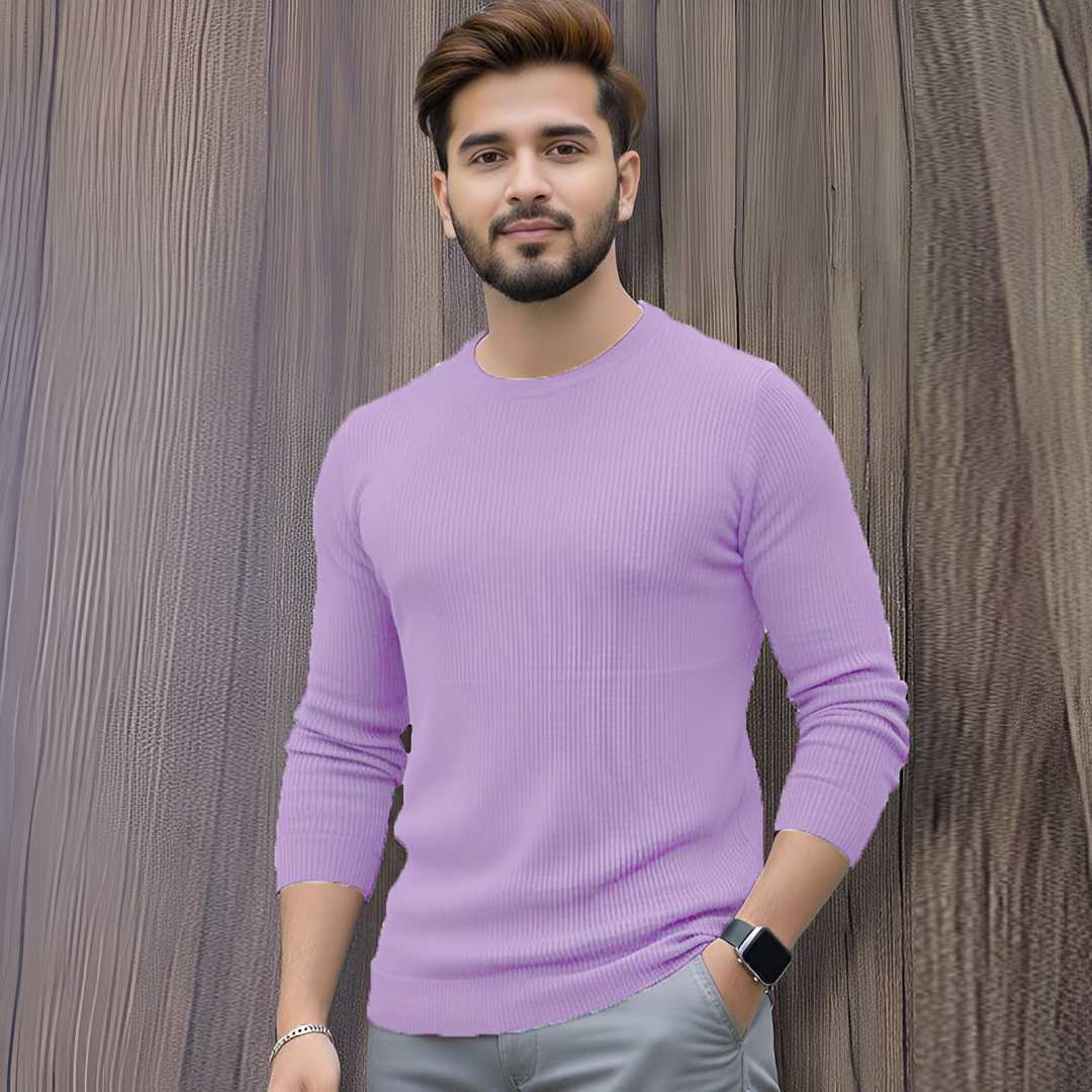 Men's,Premium,2/2,Rib,Full,Sleeve,T-shirt