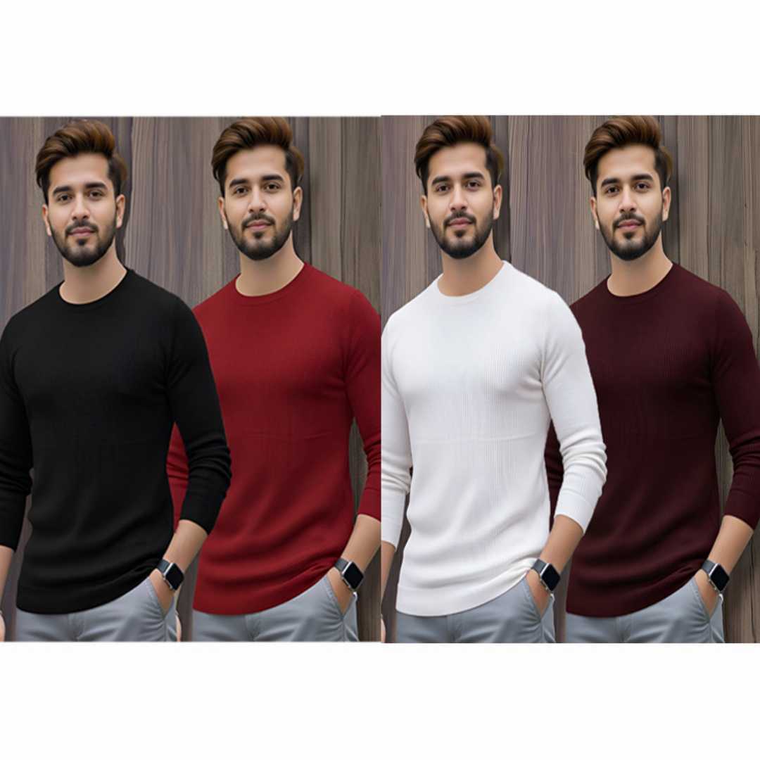 Men's,Premium,2/2,Rib,Full,Sleeve,T-shirt
