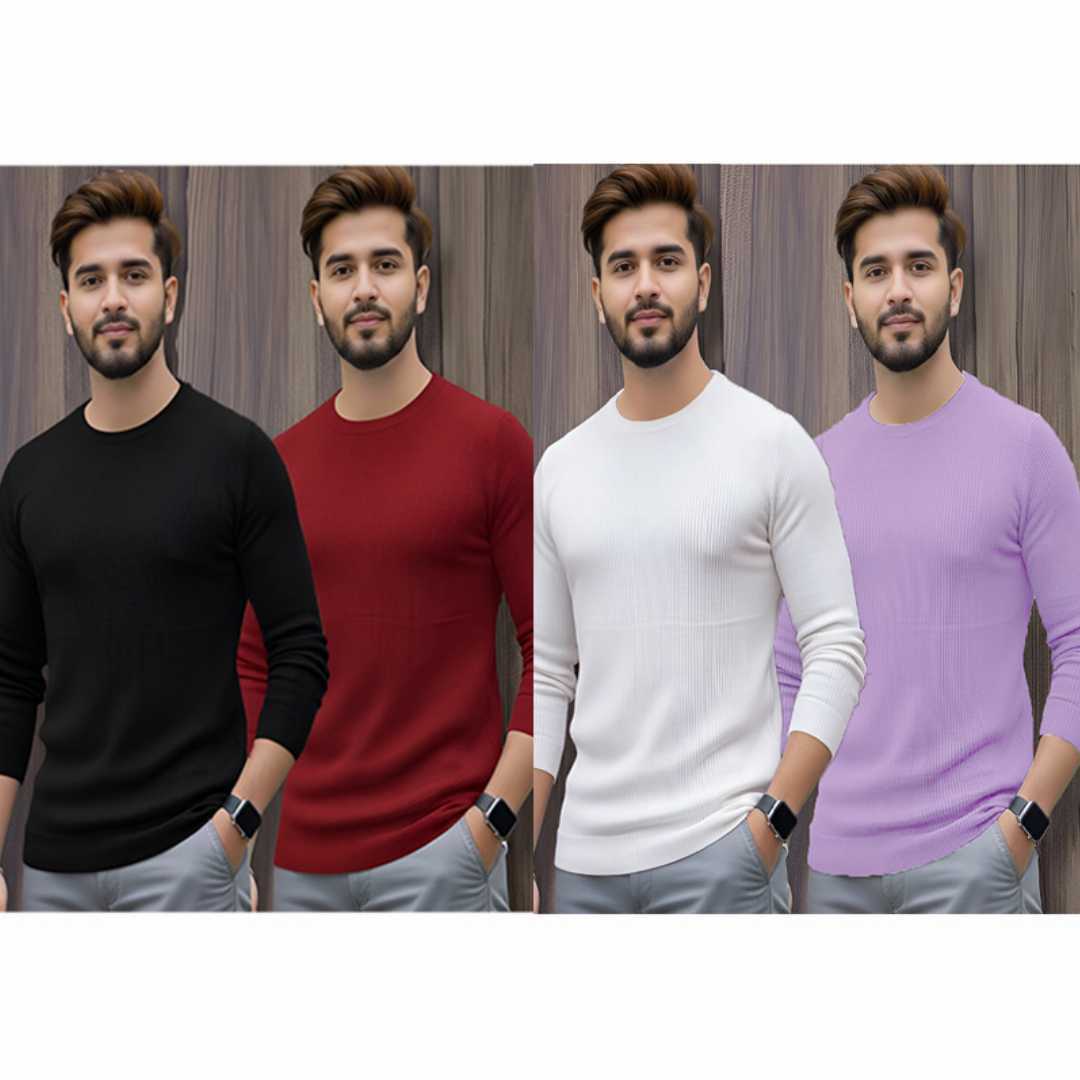 Men's,Premium,2/2,Rib,Full,Sleeve,T-shirt