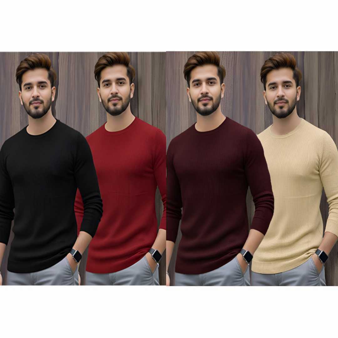 Men's,Premium,2/2,Rib,Full,Sleeve,T-shirt