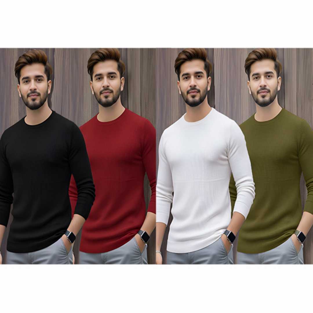 Men's,Premium,2/2,Rib,Full,Sleeve,T-shirt